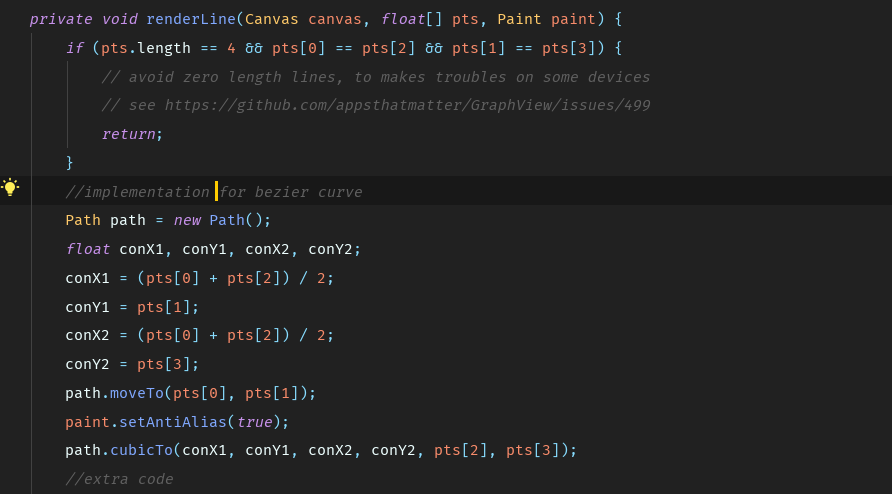 Understanding Bezier Curve In Android and ModdingGraphView library
