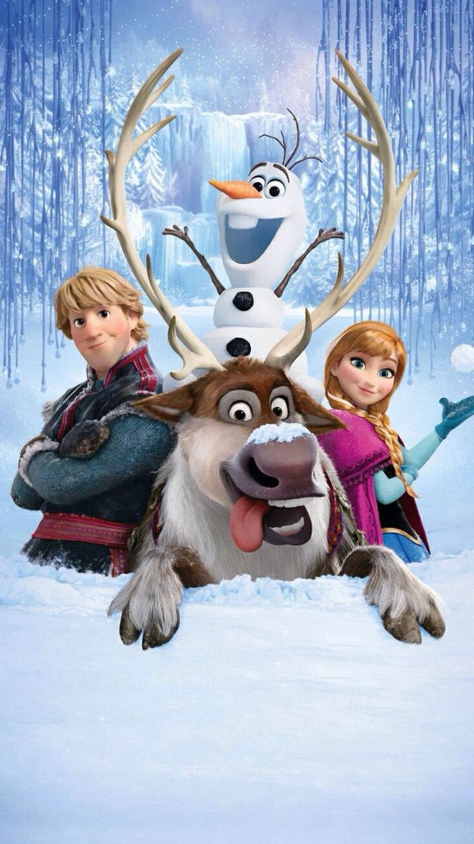 アナと雪の女王 Frozen 08 By Iphone Wallpaper Medium