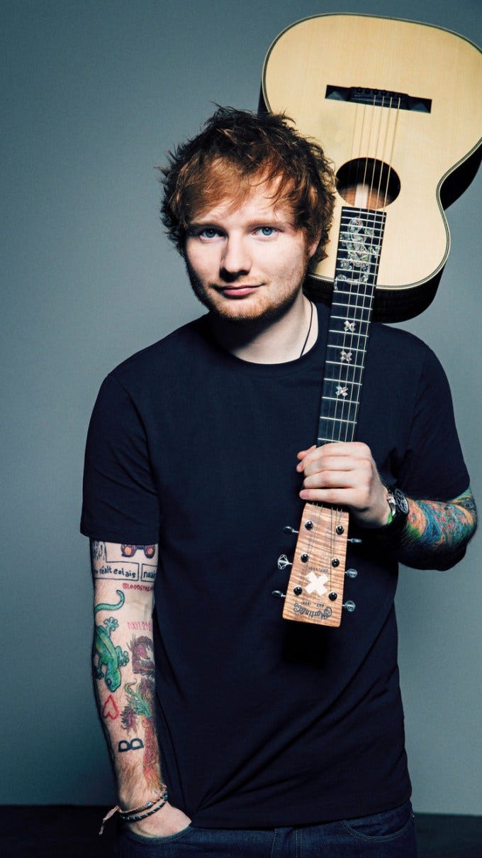 エドシーラン Ed Sheeran 09 By Iphone Wallpaper Medium