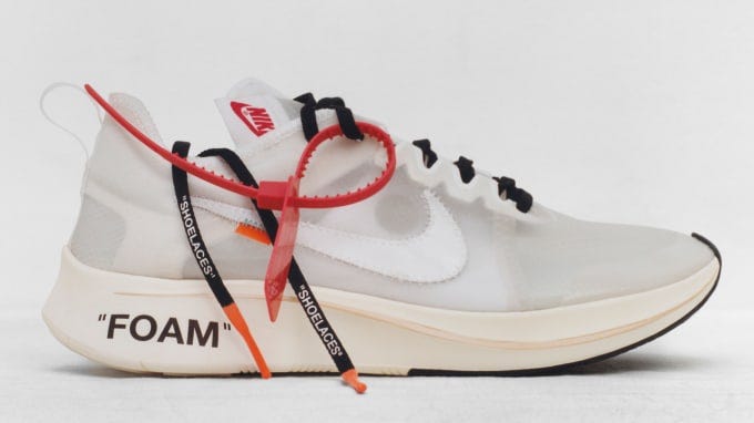 nike off white all shoes