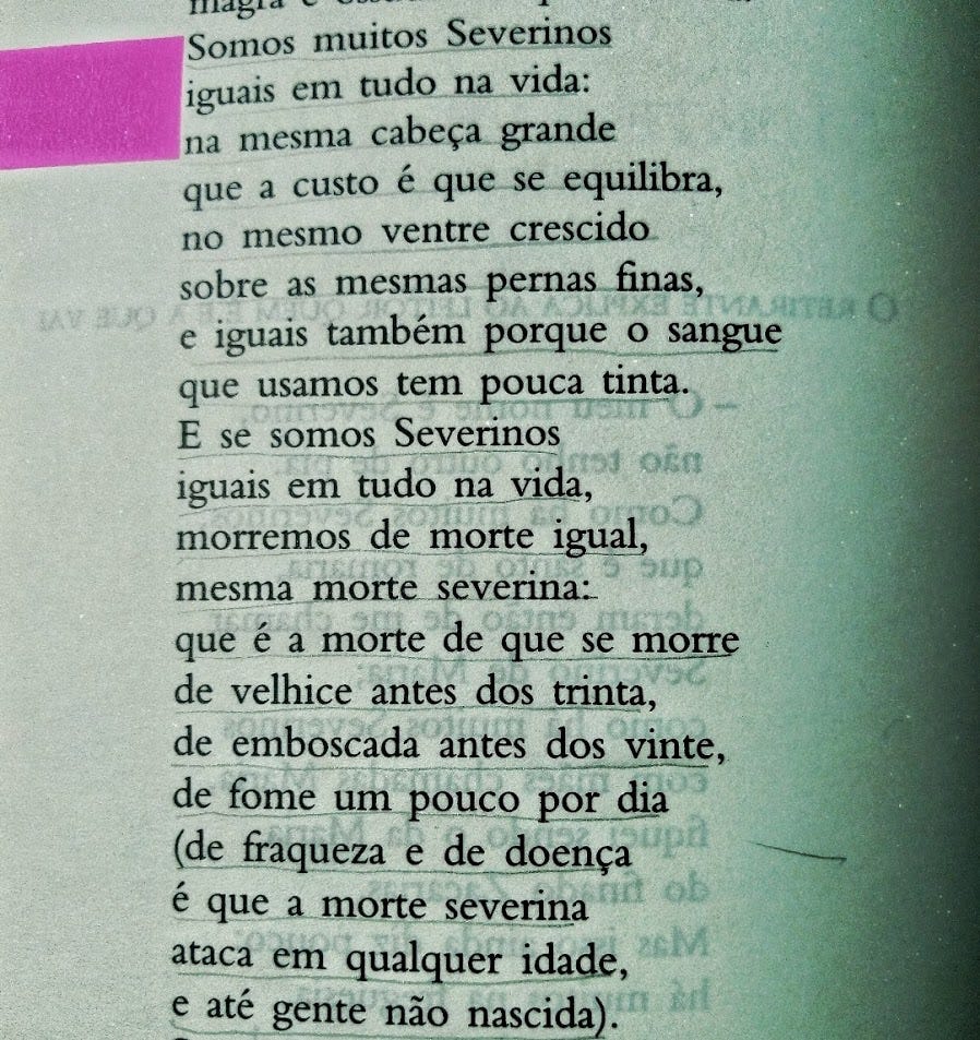 RESENHA Morte e Vida Severina, João