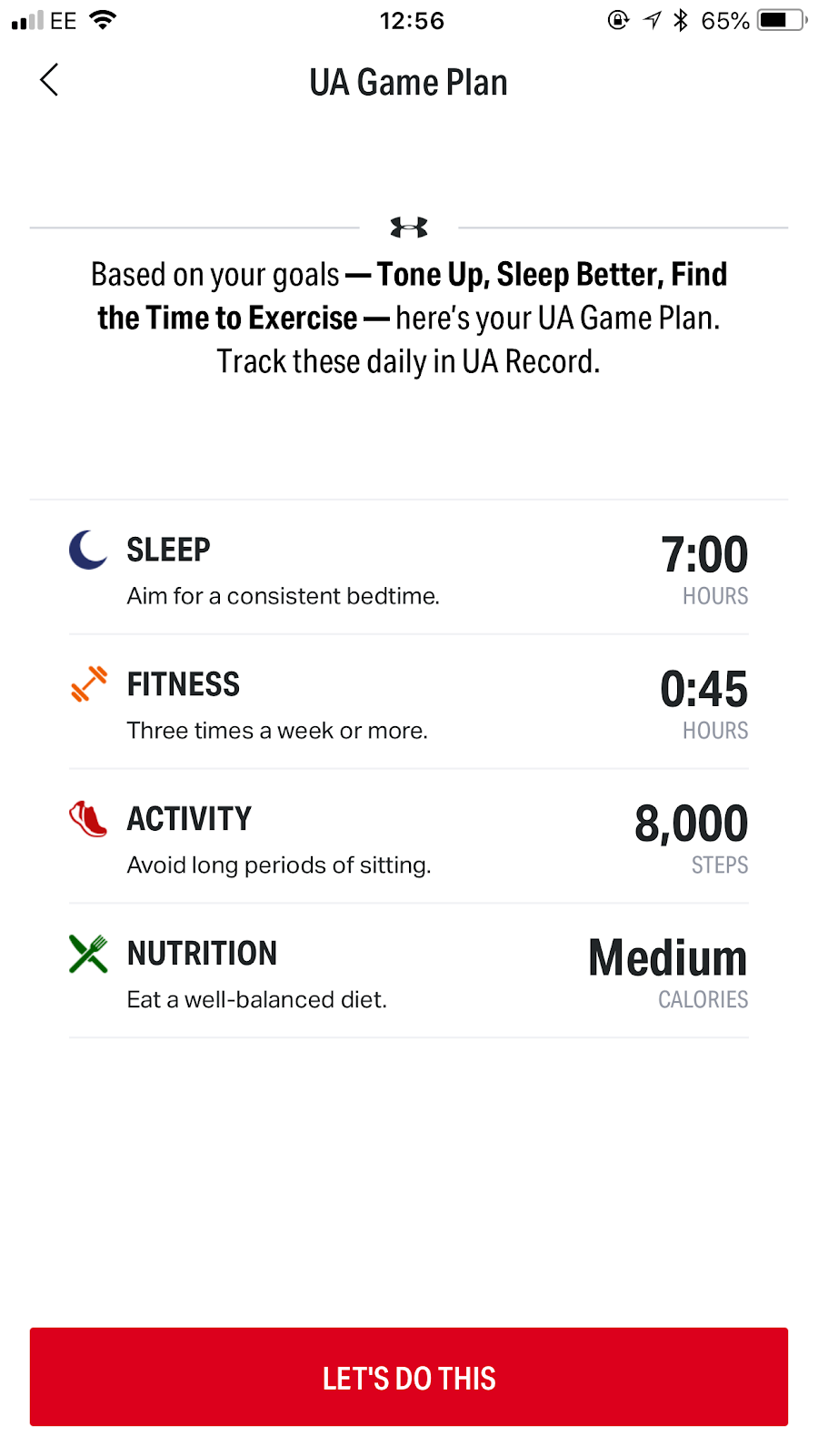 Under Armour Record Introduction. Hi guys welcome to the FitConnect app… |  by Alexandra Davidson | Fitconnect