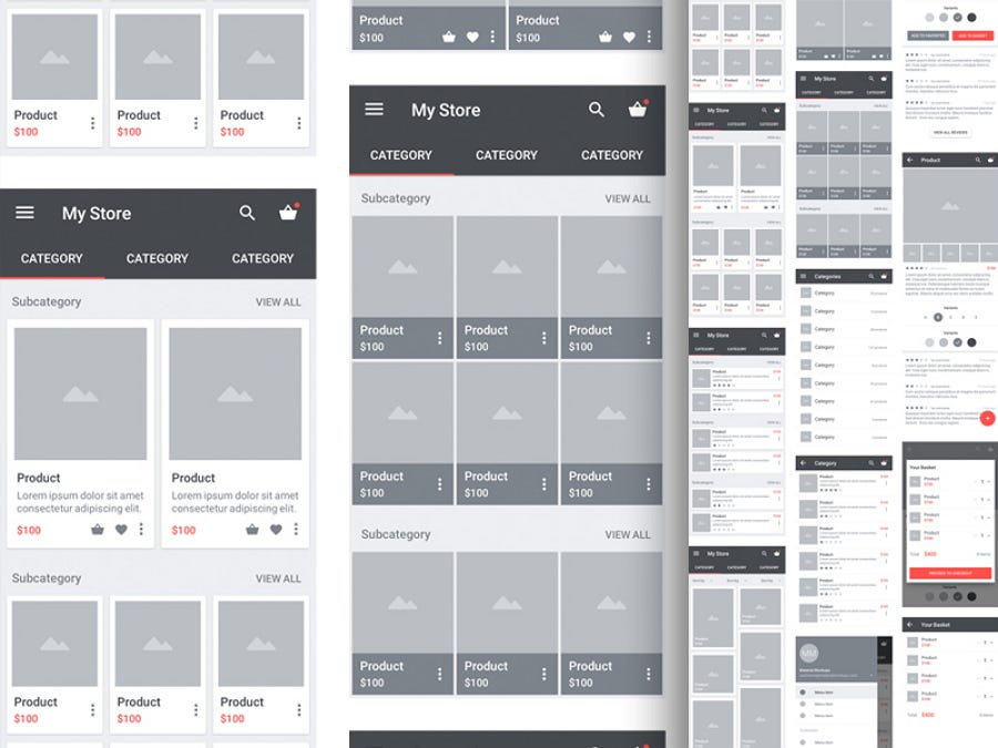 19 Best Free Sketch Wireframe Kit Resources In 2018