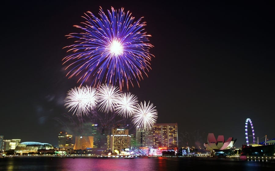 7 FREE PLACES IN SINGAPORE TO CATCH THE FIREWORKS THIS NEW YEAR’S EVE | by Her World Singapore