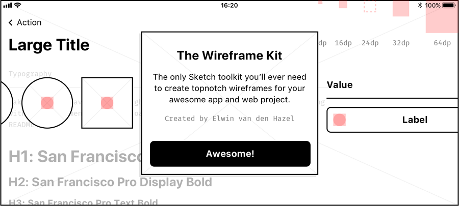 19 Best Free Sketch Wireframe Kit Resources In 2018