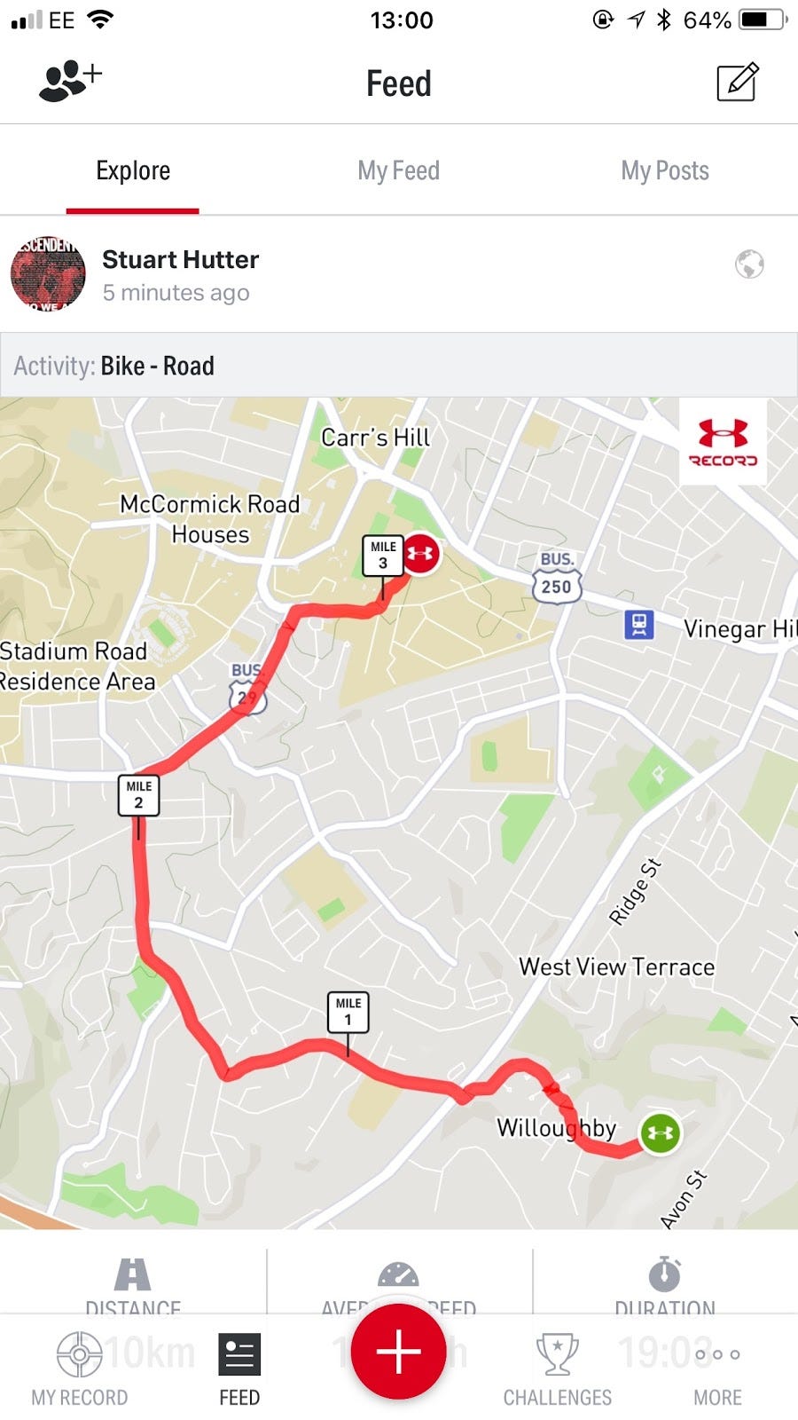 under armor record app