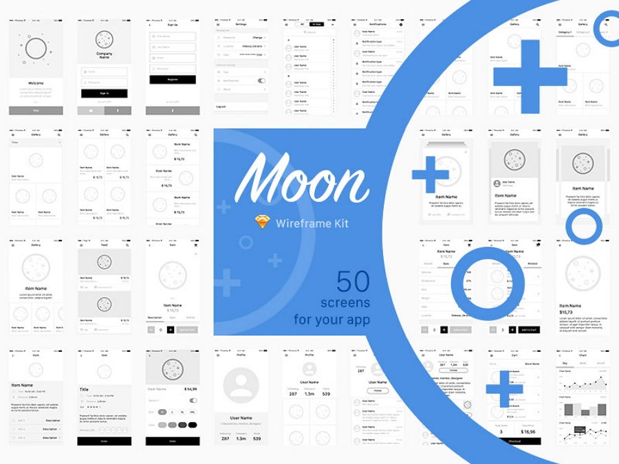 19 Best Free Sketch Wireframe Kit Resources In 2018 By Mockplus Mockplus Medium