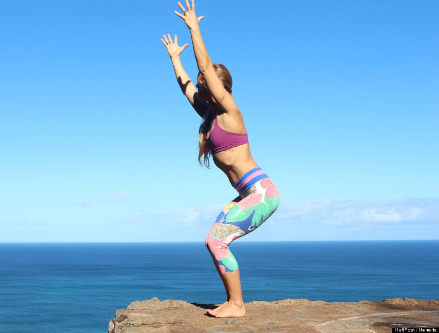 chair pose for kids yoga