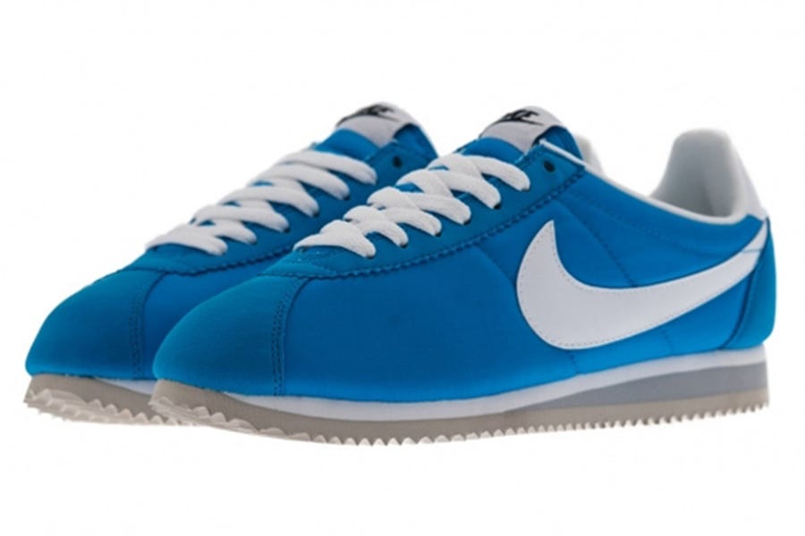 nike cortez biru