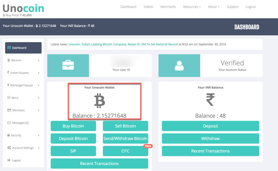 bitcoin buy sell price in india