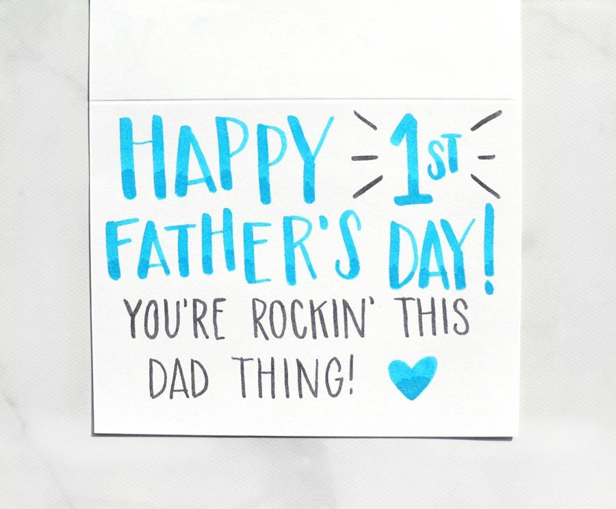 first fathers day greetings