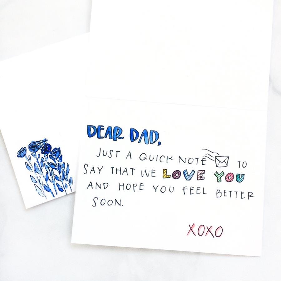 things to put in father's day card