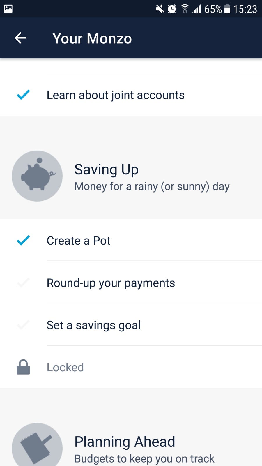 Monzo cash deposit points