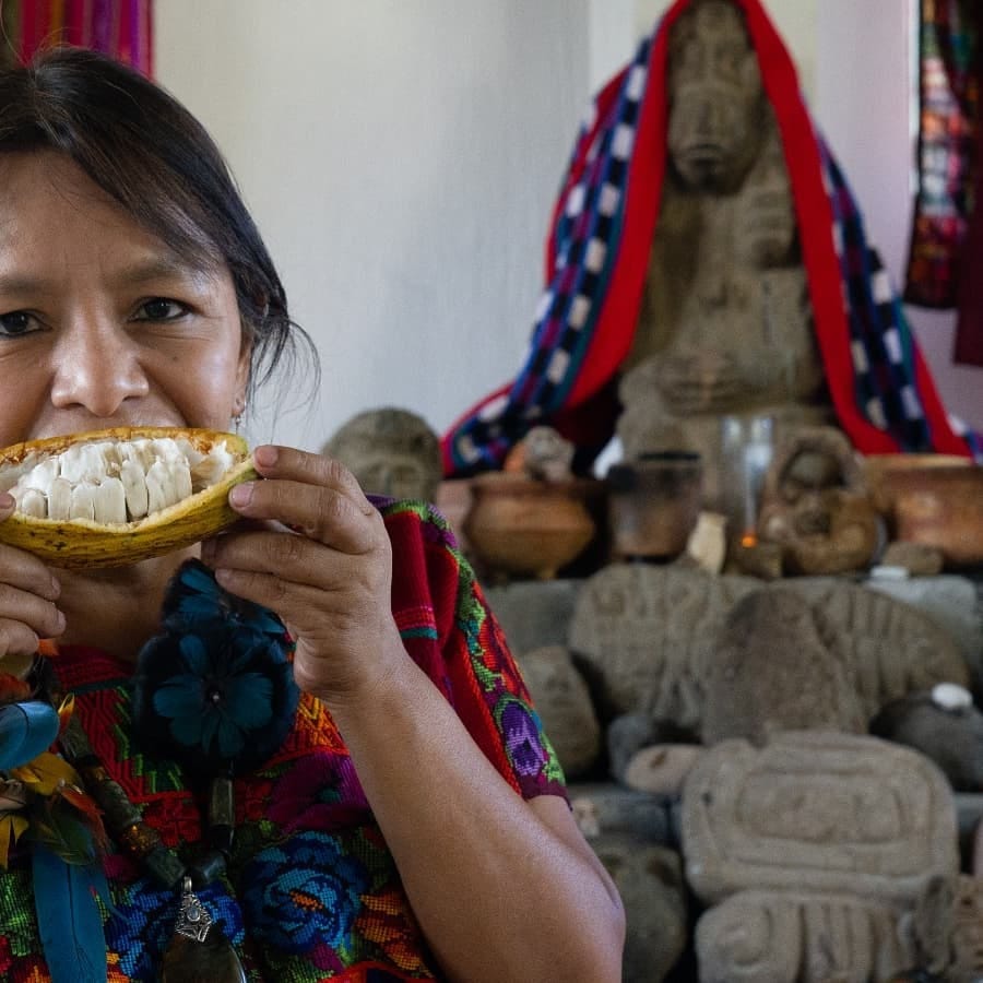 cacao ceremonial benefit give nana marina follow instagram ceremonies