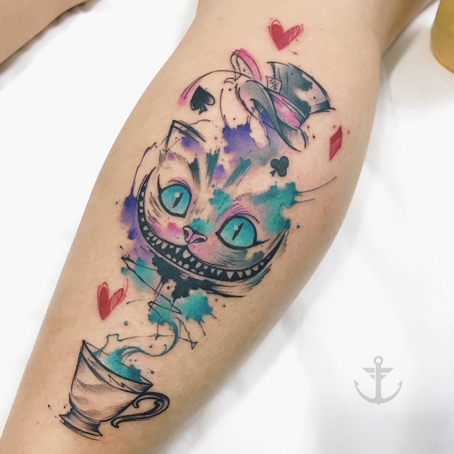 Aquarela o estilo de tattoo que dá o que falar