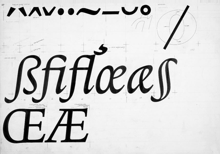 Designing the letter ÆThe uppercase ‘Æ’The lowercase ‘æ’