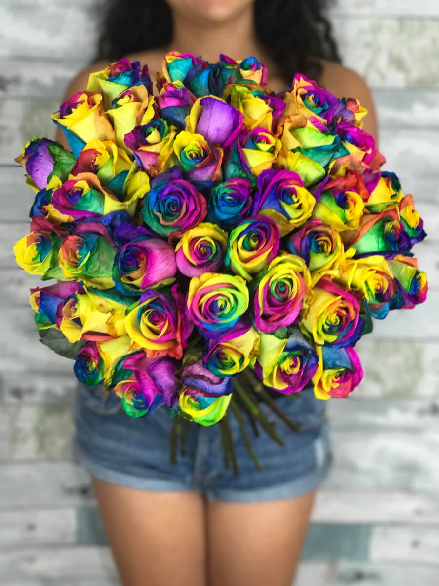 Rainbow Flower Is A Symbol Of Magical Blessings By Flower Delivery Montebello Medium