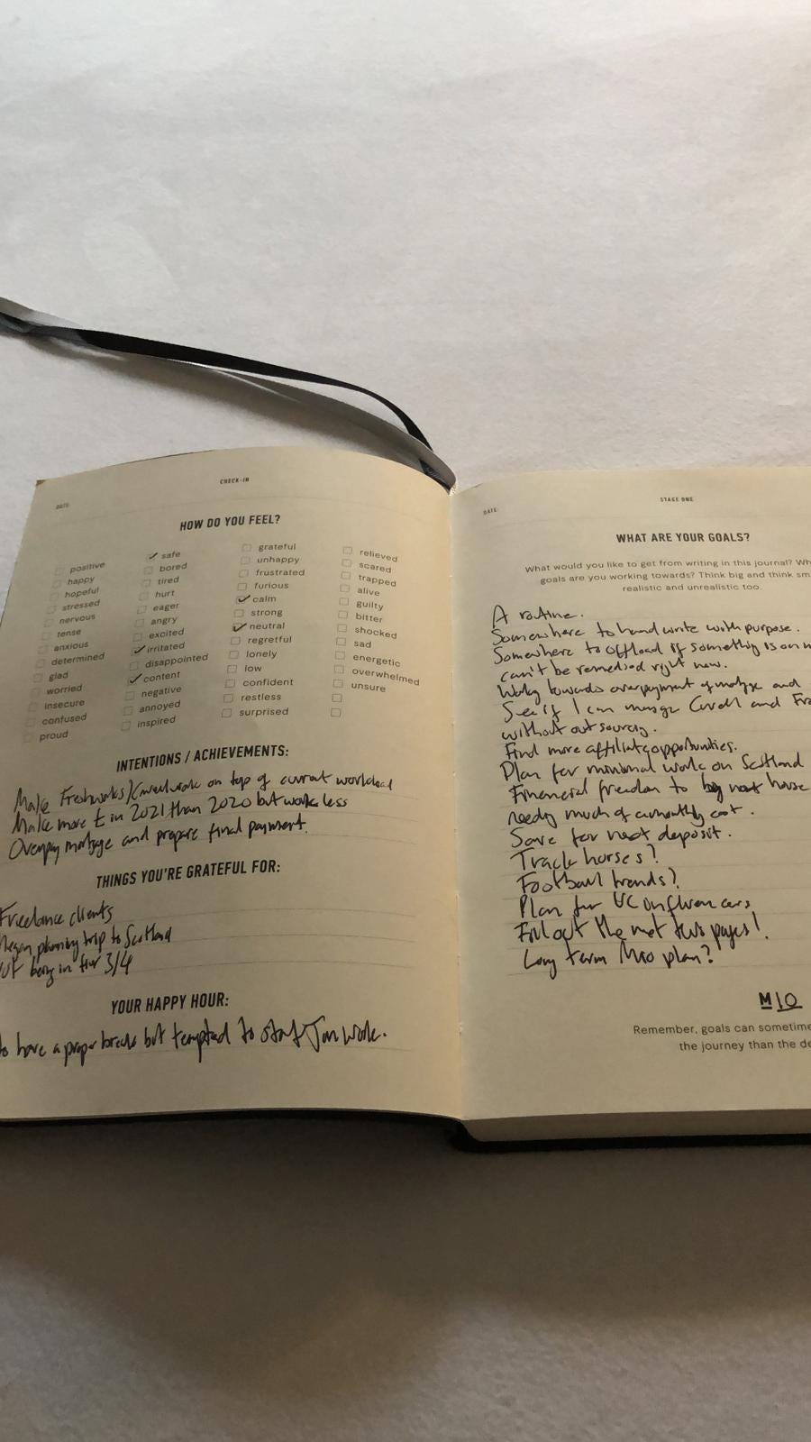 I write in my Mind Journal every day I write in my Mind Journal every day