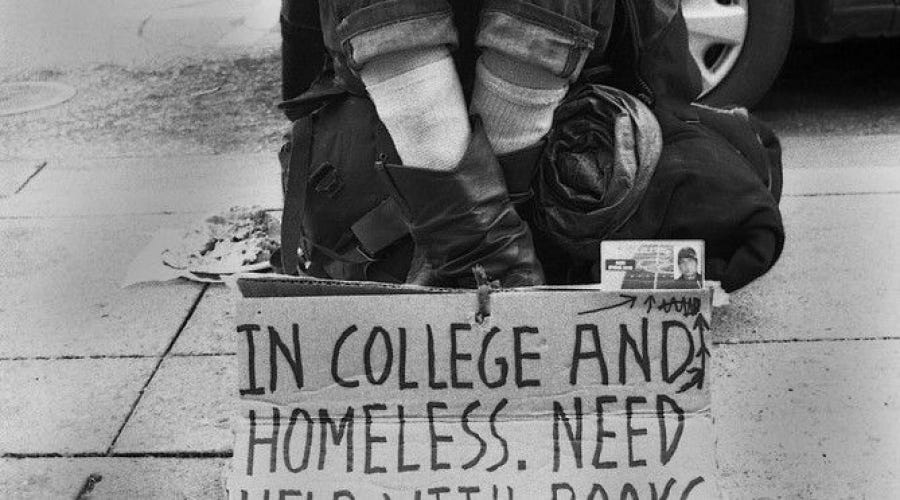 The Experience of Being Homeless in College by Cassidy Wynn The