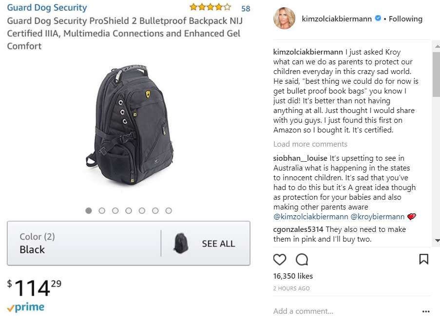 amazon bulletproof backpack