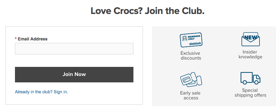 crocs club 20 off code
