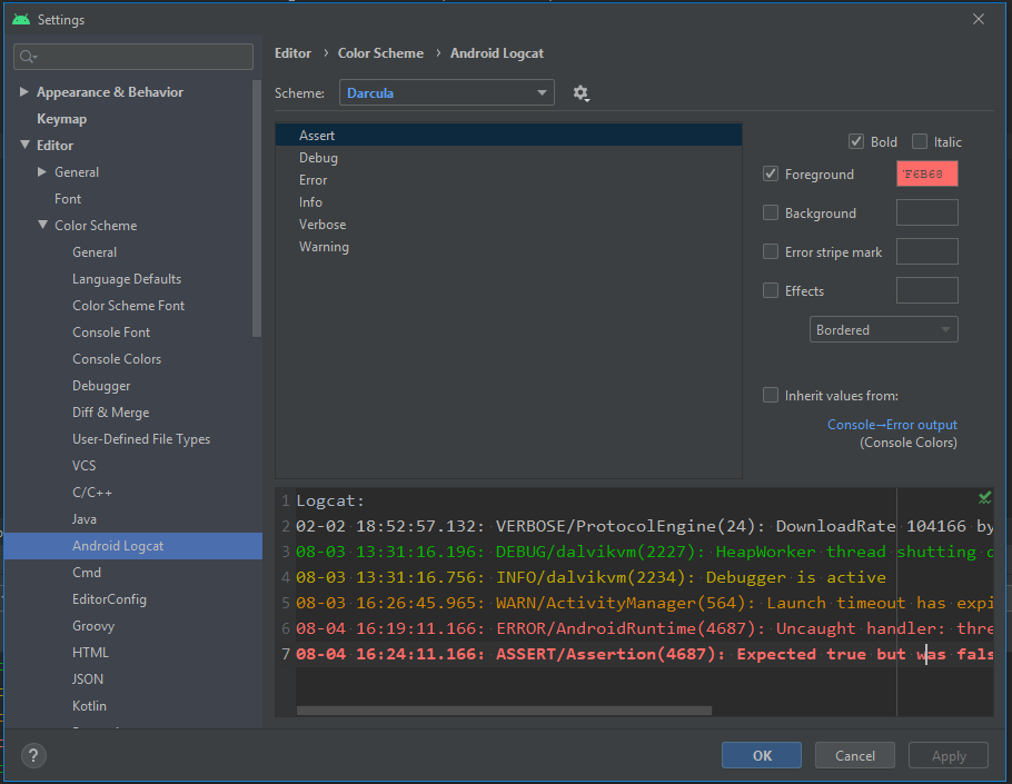 android studio logcat empty android studio logcat empty
