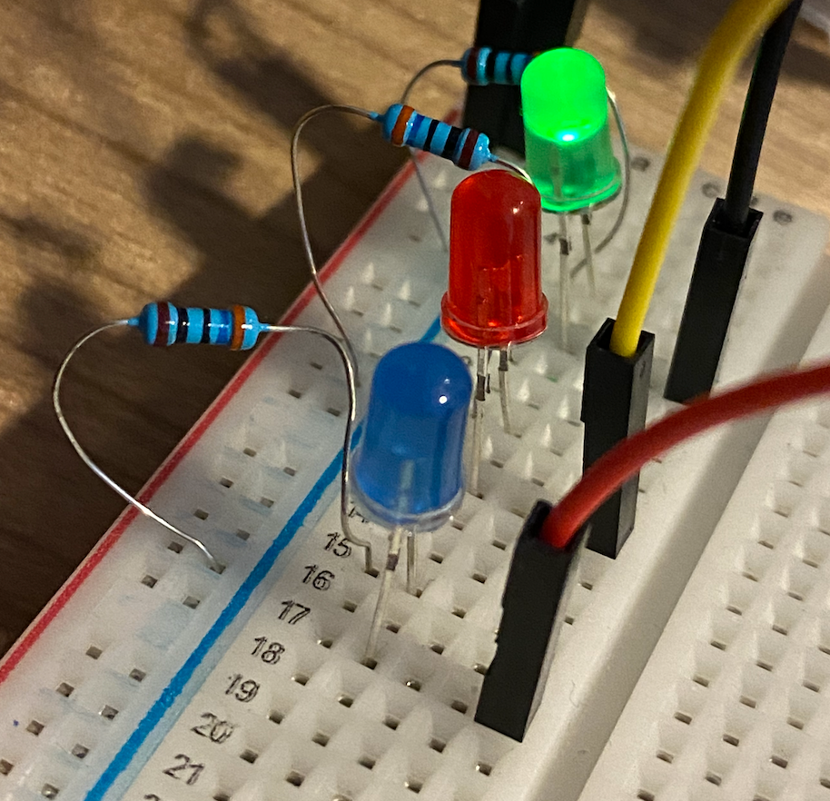 IoT — Control the LEDs Light with Raspberry Pi when Detecting the ...