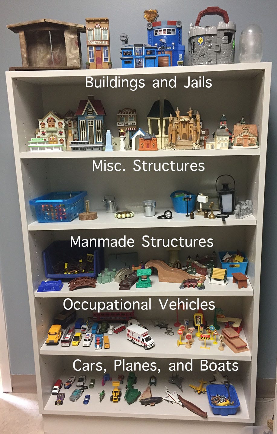 sand tray therapy toys