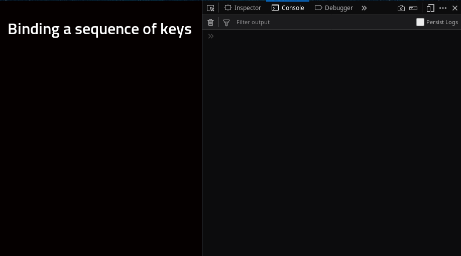 How to detect a sequence of keystrokes in JavaScript