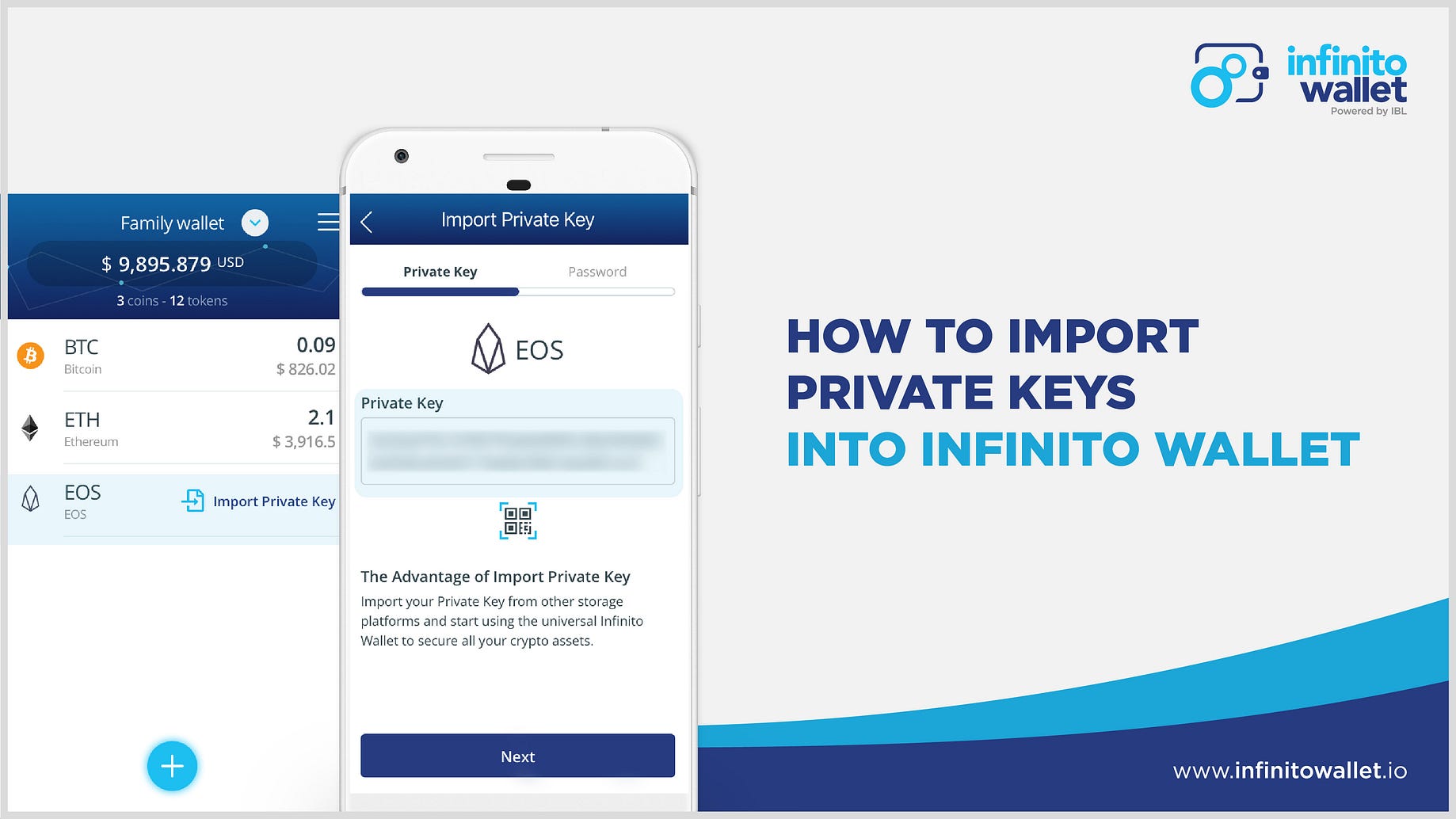 Start Importing Your Eos Private Keys With Infinito Wallet - 