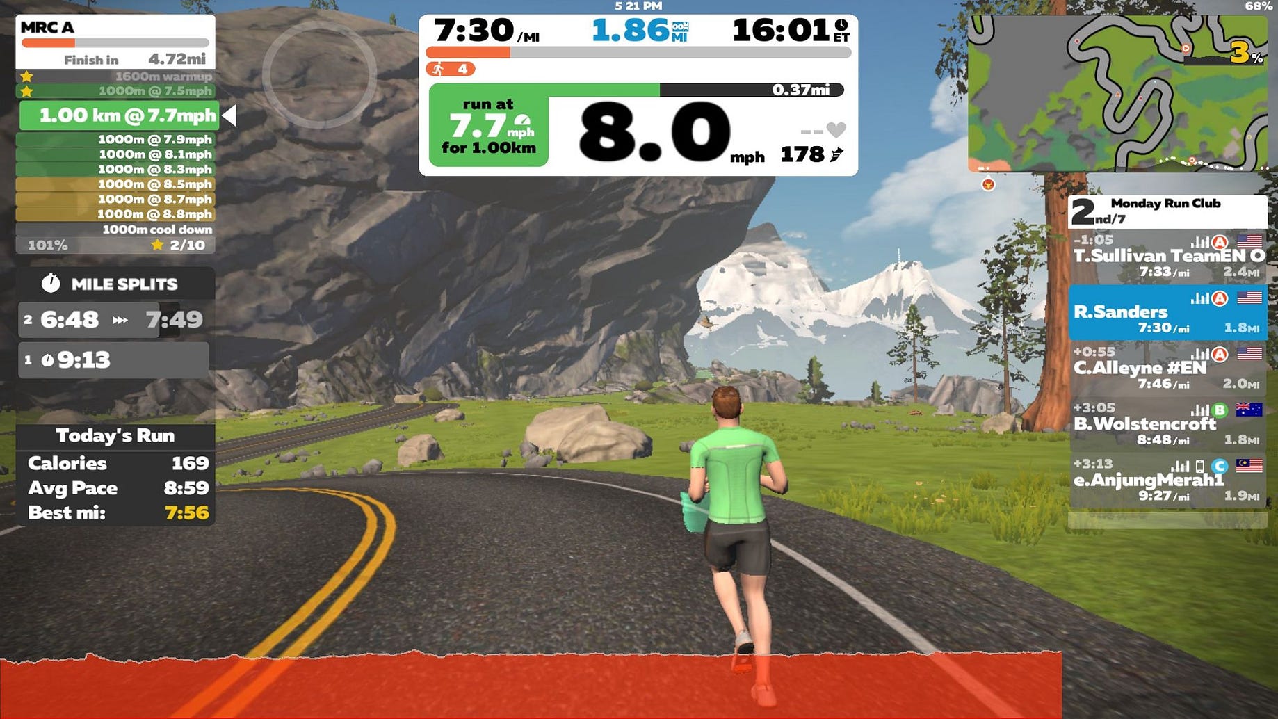 meubilair natuurlijk Bende My Review of Zwift Run. Trying out and Reviewing the Virtual… | by Robert  Sanders | Runner's Life | Medium