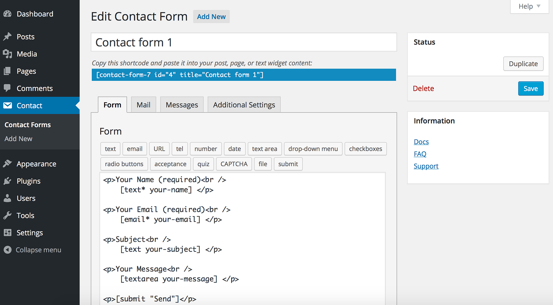 Contact From Wordpress Creation Most Websites Are Typically Designed To By Visualmodo Medium