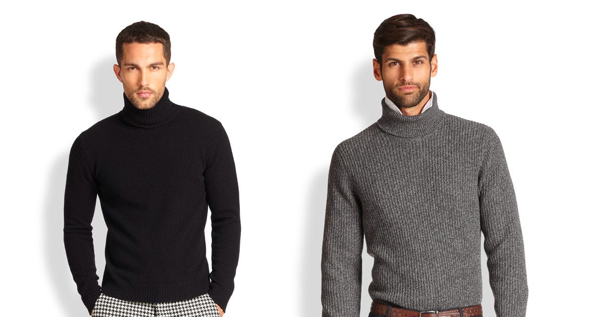 Turtlenecks for men near me Clearance