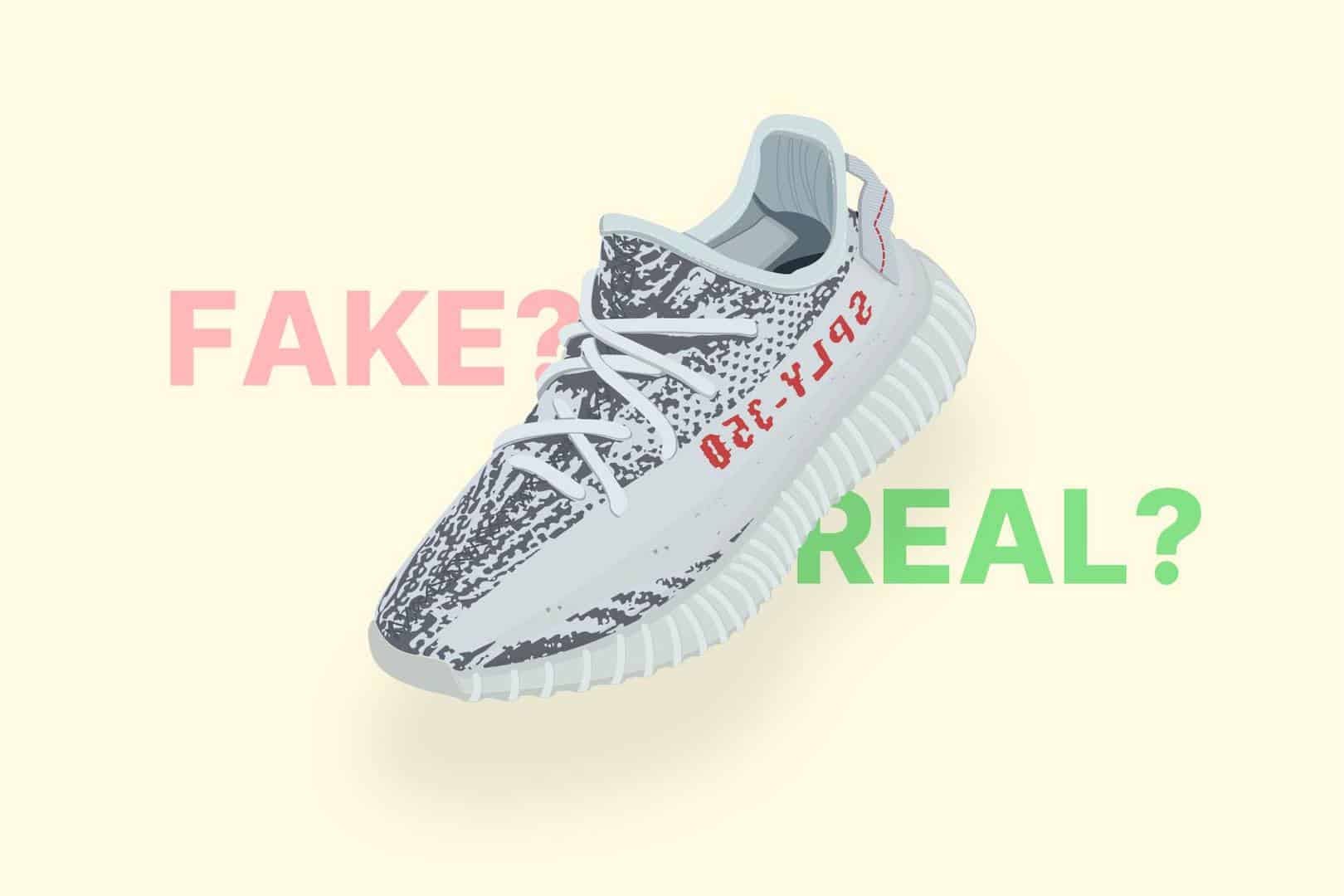 Vs Fake Yeezy Boost 350 V2 Blue Tint 