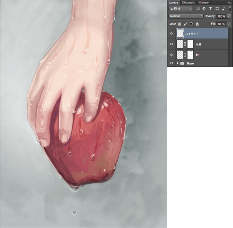 ３ステップだけでリアルな表現に 水滴の描き方 いちあっぷ講座 水を描く をテーマにしたのイラストメイキングシリーズ 第三弾は水滴です By Yuko Fukushima Yukoarts Com Blog Medium
