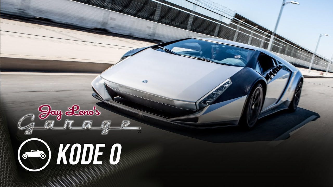 Jay Leno Chats With Ken Okuyama About The Kode 0 Supercar By Topspeed One Medium