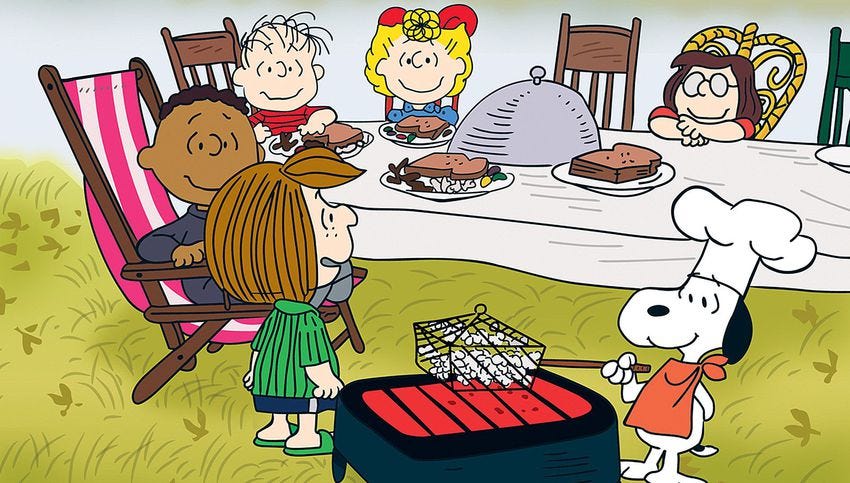 20 A charlie brown thanksgiving ending