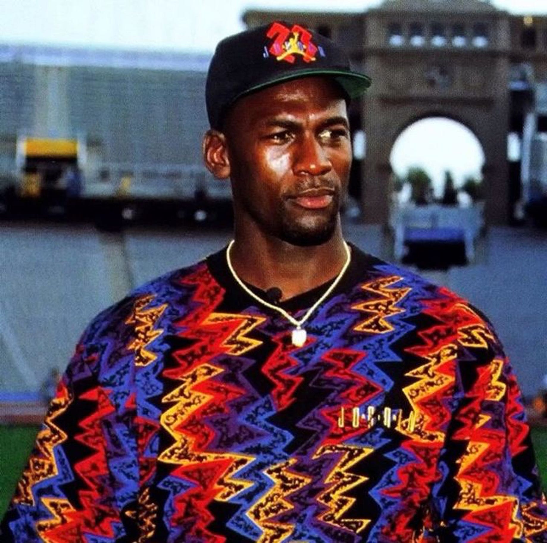 Vintage Michael Jordan Look 