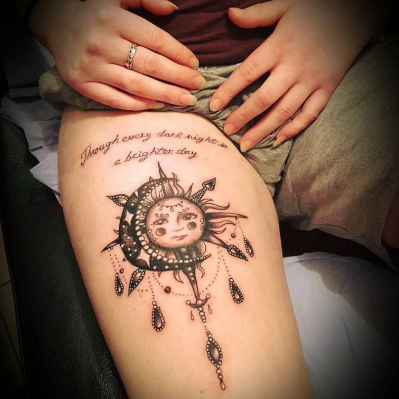 Is Sun Moon And Saturn Tattoo Still Relevant Sun Moon And Saturn Tattoo By Khatarine Medium
