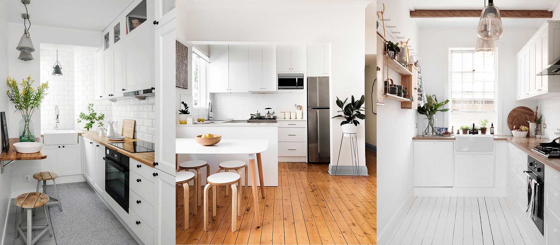 Dapur Kecil Minimalis Bergaya Scandinavian