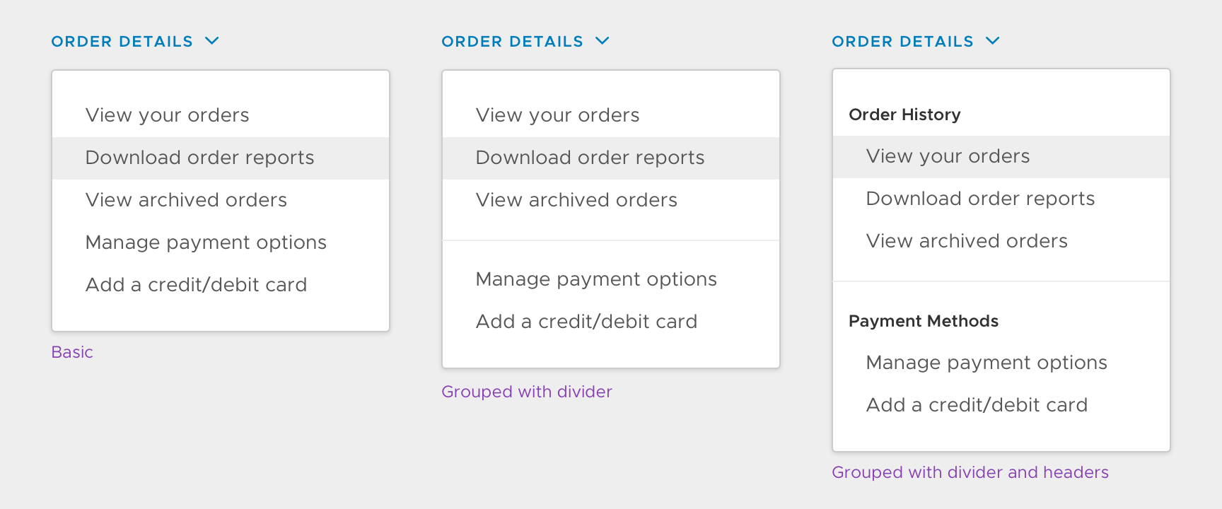 Dropdowns Design Guidelines A Dropdown Menu Allows The User To By Yuliana Z Medium