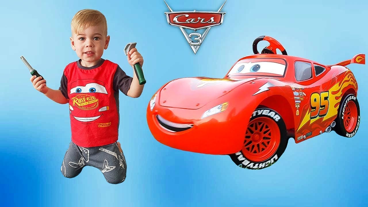 Funny Baby Surprise Unboxing And Assembling New Disney Cars 3 Lightning Mcqueen 6v Battery Powered By Deni Funtv Medium Funny Baby Surprise Unboxing And Assembling New Disney Cars 3 Lightning Mcqueen 6v Battery Powered By Deni Funtv Medium