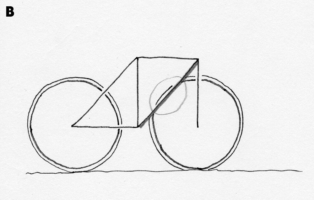 How To Draw A Bicycle. Drawing a 