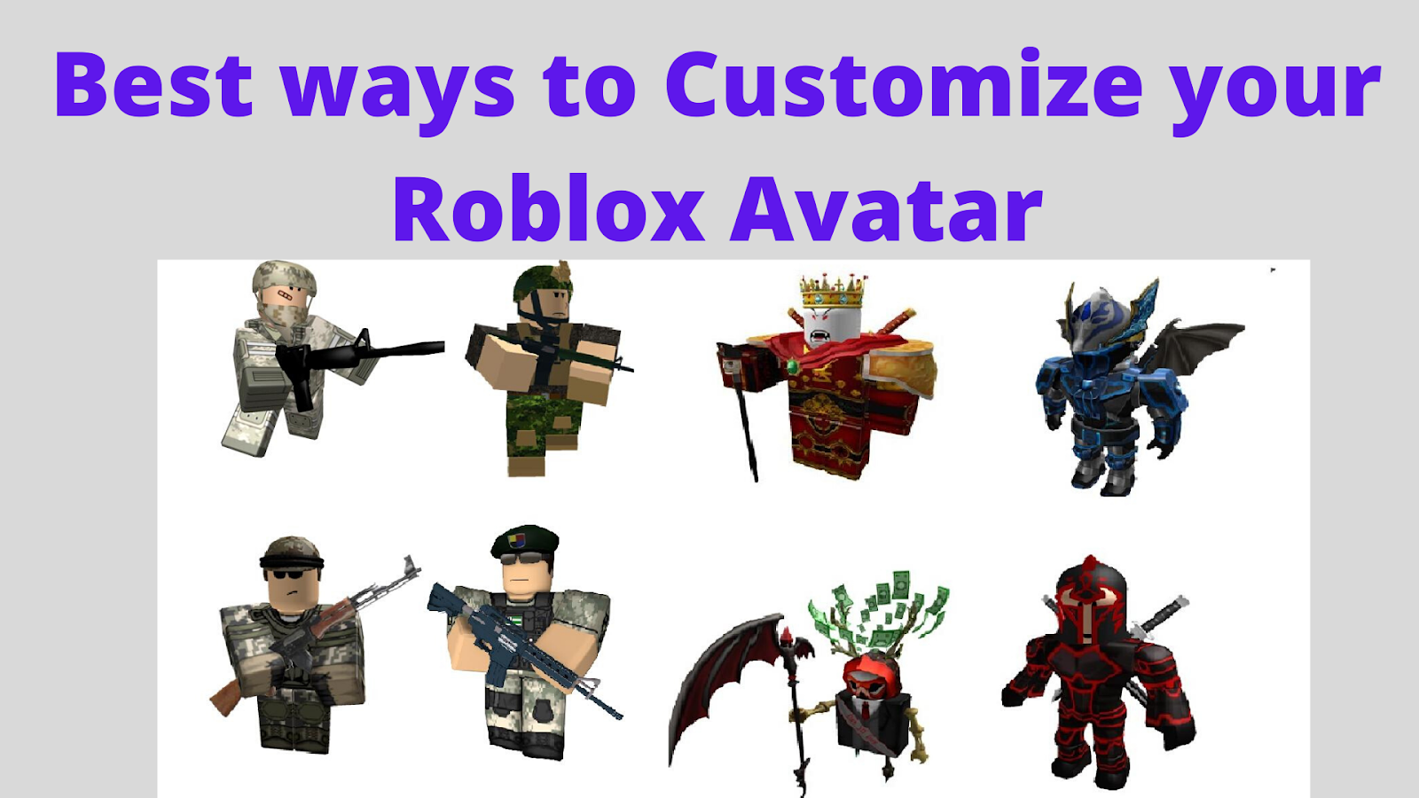 Best Ways To Customize Your Roblox Avatar Medium - roblox old avatar editor
