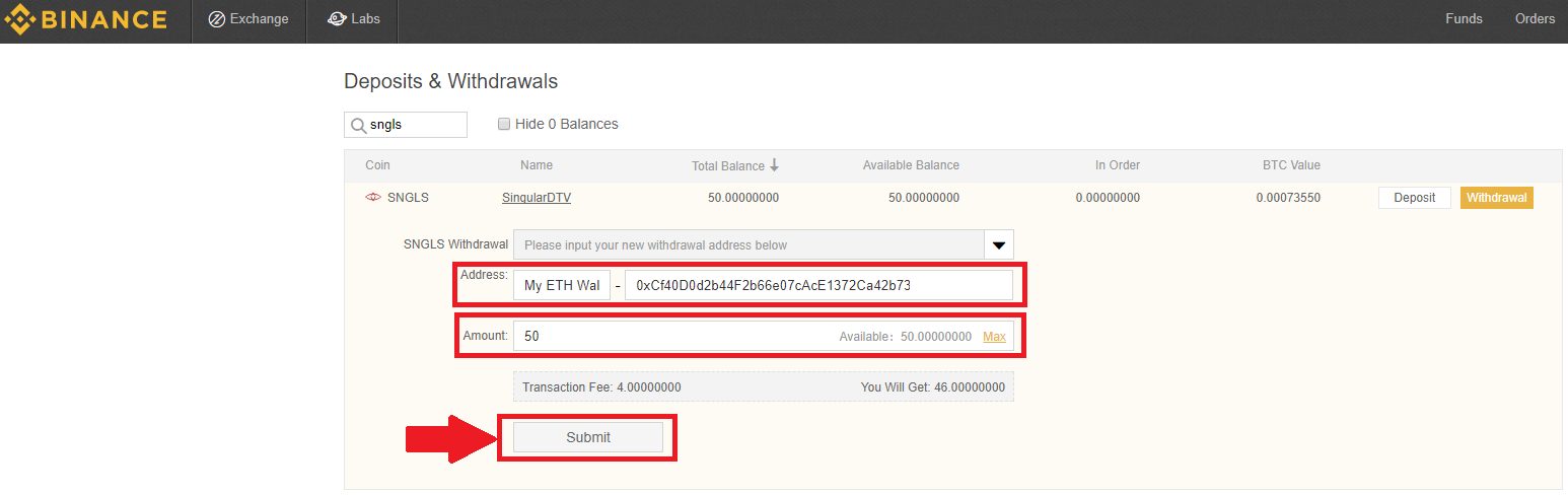 How to find crypto wallet address on binance