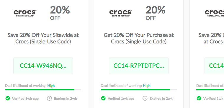 crocs promo code black friday