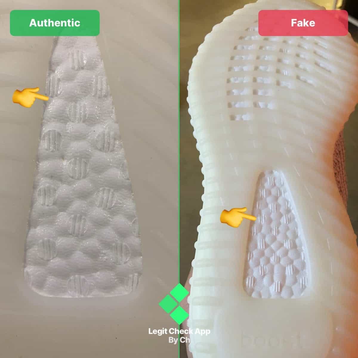 Fake Vs Real Yeezy Static Reflective 