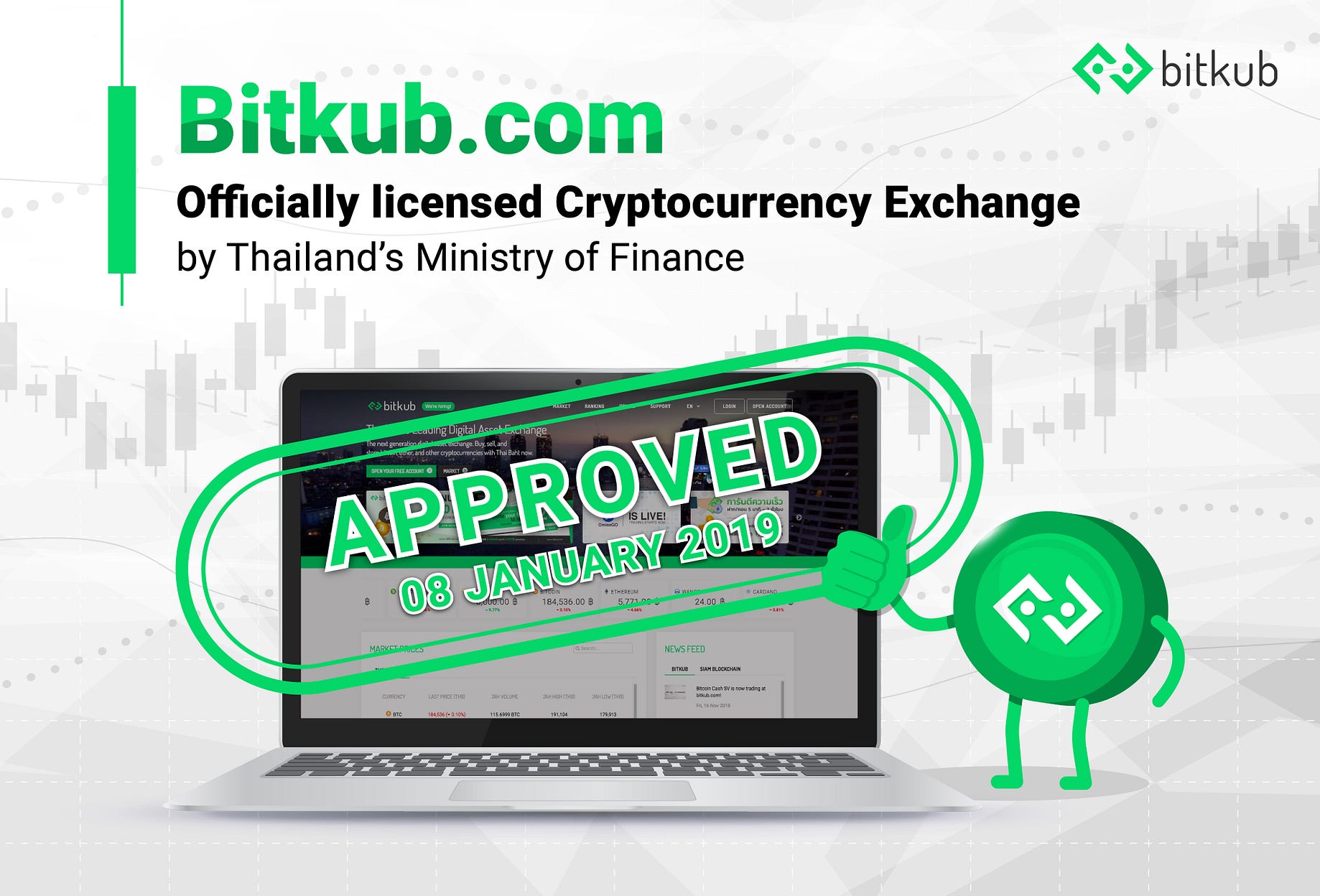 Bitkub Com Is Now An Officially Licensed Cryptocurrency Exchange By - 