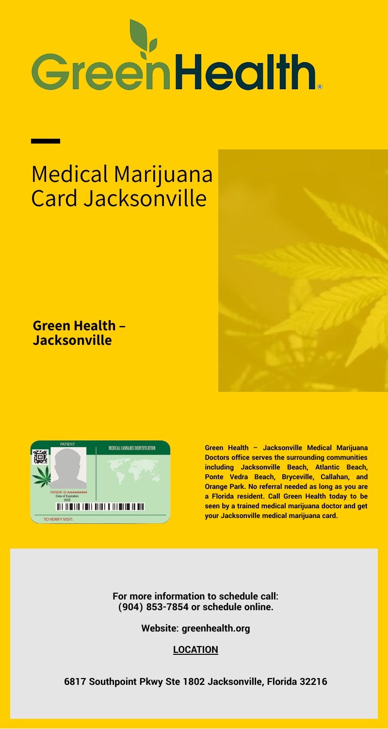 Medical Marijuana Florida Green Health By Green Health Medical Marijuana Doctors Medium