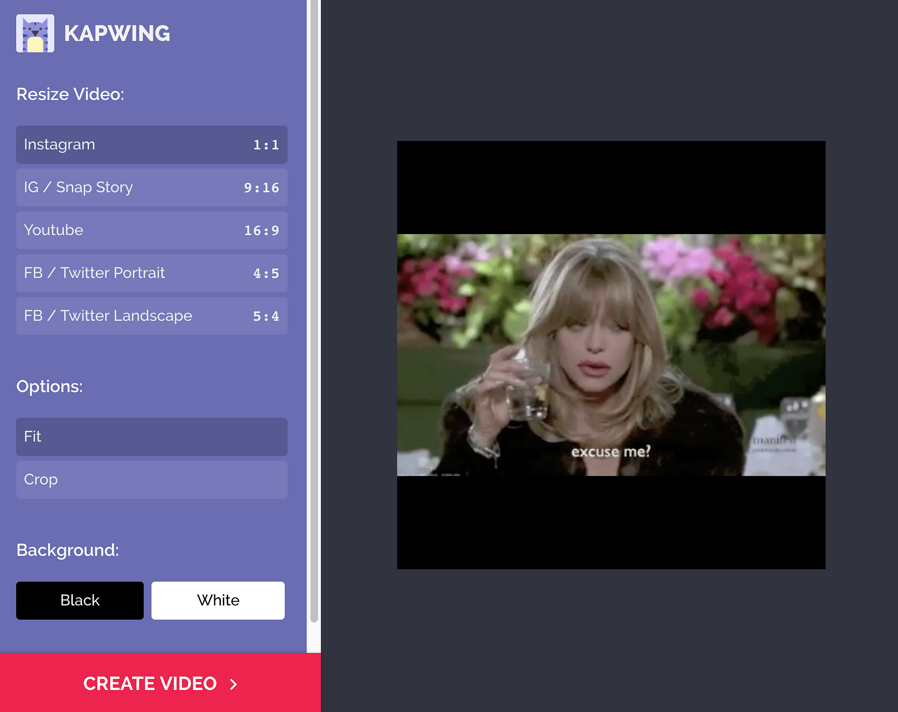 How To Resize Video Online For Instagram Twitter And Facebook By Eric Lu Kapwing Medium